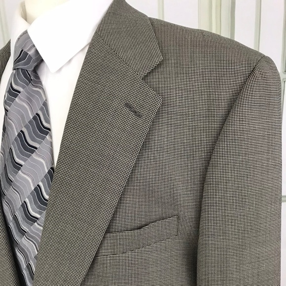 Vintage Chaps Ralph Lauren Men's 46Tall 2 Button Suit Jacket Blazer 5v7 - Picture 4 of 8